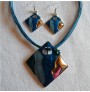 PARURE ETE CARRE BLEU