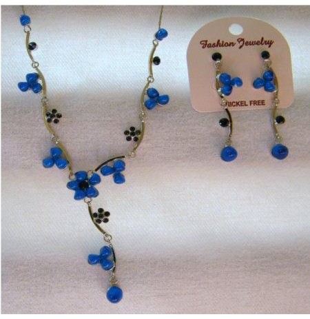PARURE TENUE DE SOIREE PERLES DE VERRE