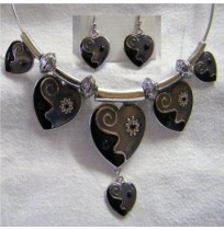 PARURE MODERNE COEUR