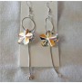 BOUCLES D'OREILLES ELEGANCE FLEUR