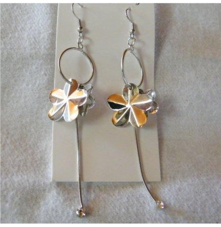 BOUCLES D'OREILLES ELEGANCE FLEUR