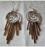 BOUCLES D'OREILLES CLASSE FLUTE DE PAN