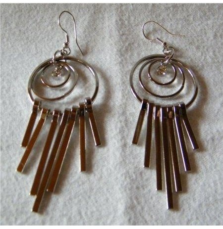 BOUCLES D'OREILLES CLASSE FLUTE DE PAN