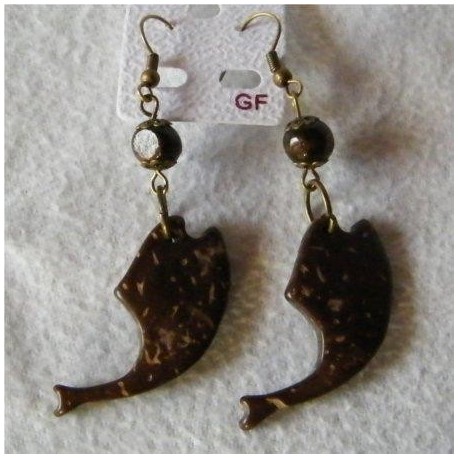 BOUCLES D'OREILLES MALAWI POISSON