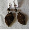 BOUCLES D'OREILLES MALAWI FEUILLE