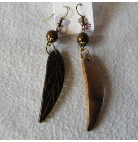 BOUCLES D'OREILLES MALAWI PLUME