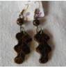 BOUCLES D'OREILLES MALAWI FEUILLE DE CHENE