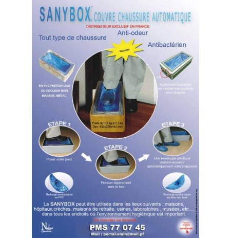 SANYBOX - Couvre chaussure automatique