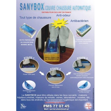 SANYBOX - Couvre chaussure automatique