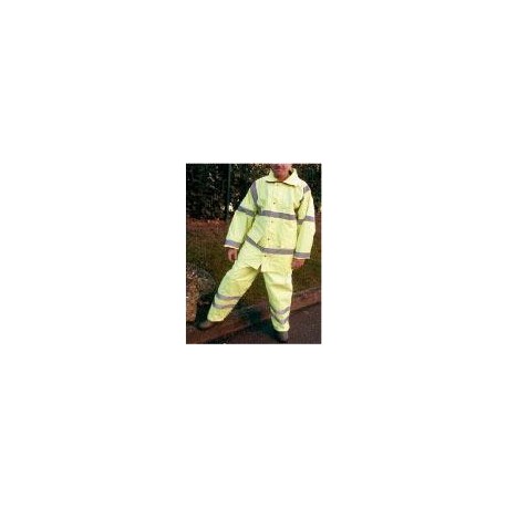 VESTE DE PLUIE HAUTE VISIBILITE CLASSE 2