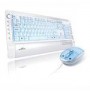 Clavier ultra mince lumineux + Souris optique lumineuse - Bluest