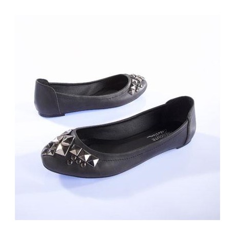 Ballerines Cloutées Noir