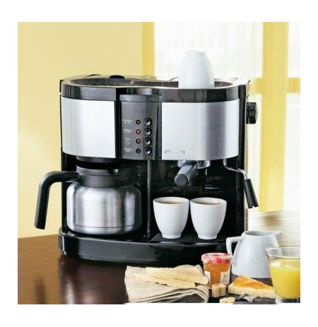 Combiné cafetière/expresso/cappuccino (PD1635)