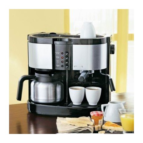 Combiné cafetière/expresso/cappuccino (PD1635)