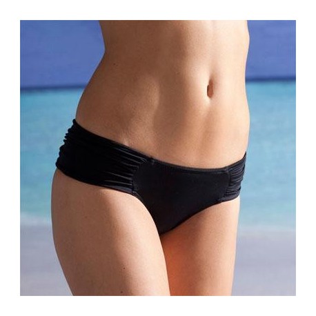 Culotte taille basse uni noir bain séparable