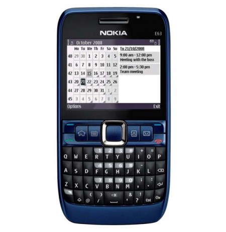 Nokia E63 (coloris bleu)