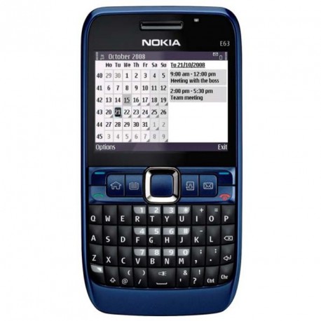 Nokia E63 (coloris bleu) Nokia E63 (coloris bleu)
