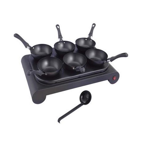 L'ensemble 2 en 1 crépière/mini wok