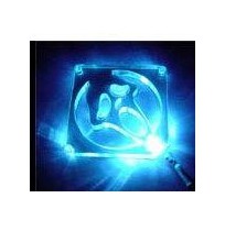 Grille éclairée Scary Movie pour ventilateur 80 mm (bleu)