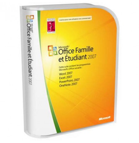 Microsoft Office Famille et Etudiant 2007 (français, WINDOWS)