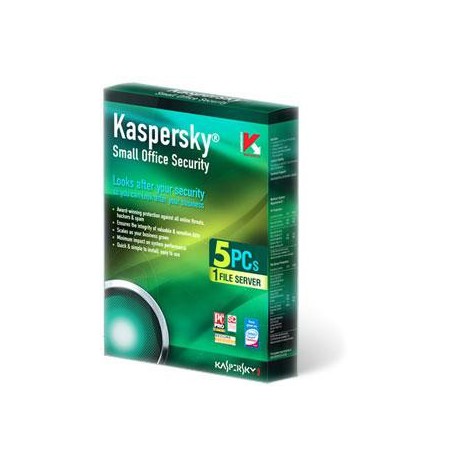 Kaspersky Small Office Security - Licence 1 an 1 serveur + 5 pos