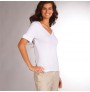 T-shirt col V manches courtes