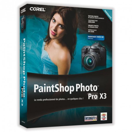 Corel Paint Shop Photo Pro X3 (français, WINDOWS)