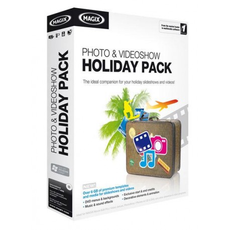 MAGIX Photo et Videoshow Holiday Pack (français, WINDOWS)