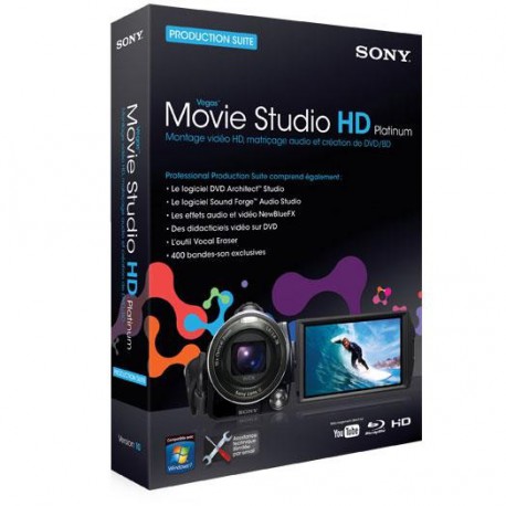 Sony Vegas Movie Studio HD Platinum 10 Production Suite (françai