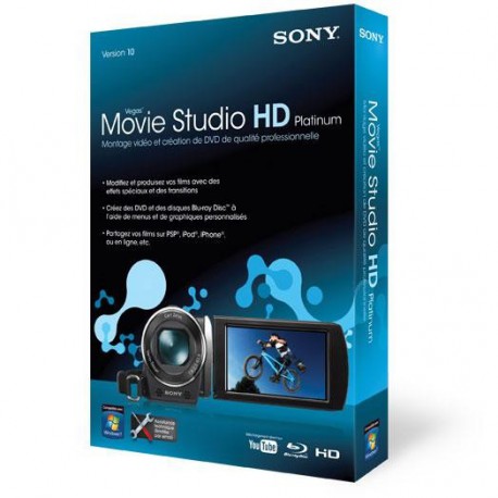 Sony Vegas Movie Studio HD 10 Platinum Edition (français, WINDOW