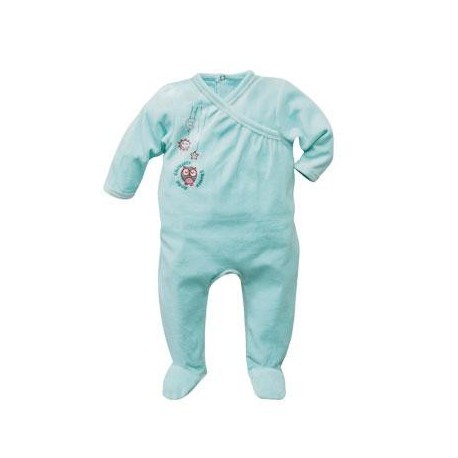 Pyjama encolure croisée bébé fille