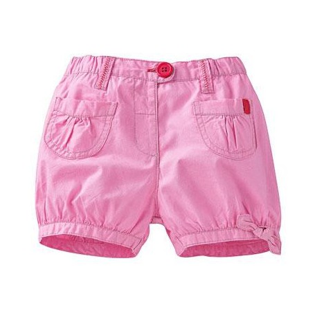 Short popeline bébé fille