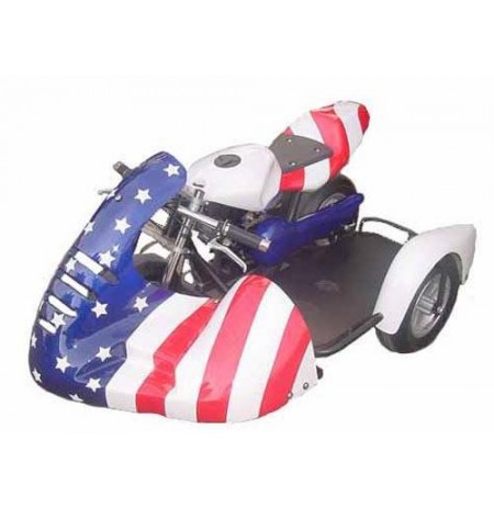 mixte side car pocket bikes 49 cc 2 temps