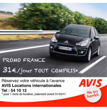 AVIS PACIFICAR Location de voitures aux USA, en France métropolitaine, en Nouvelle Zélande