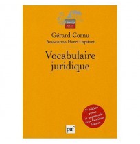 Vocabulaire juridique : Association Henri Capitant (Broché)