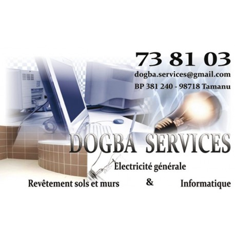 DOGBA SERVICES, Electricien Tahiti