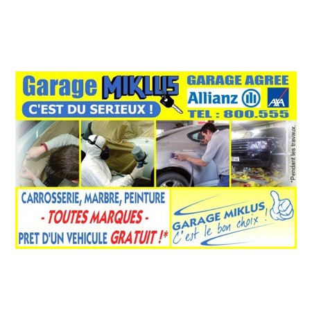 Garage MIKLUS : Réparation / Mécanique / Carrosserie / Peinture