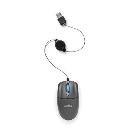 Mini souris optique avec cordon rétractable Bluestork