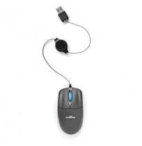 Mini souris optique avec cordon rétractable Bluestork